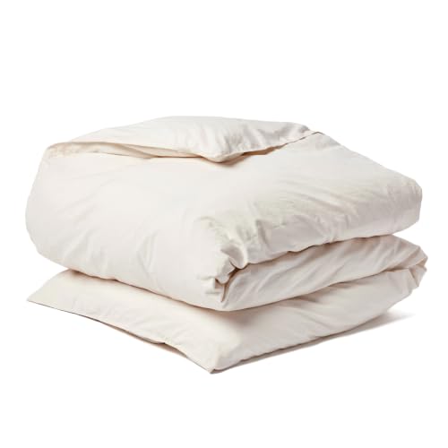Coyuchi Crinkled Percale Duvet Cover, 100% GOTS Certified...