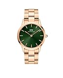 Reloj Daniel Wellington Iconic Link Emerald Rose Gold 36mm DW00100419