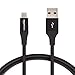 Produktbild AmazonBasics Lightning auf USB A Kabel, Apple MFi Zertifiziert - 0,9 m , 12er Pack , Schwarz