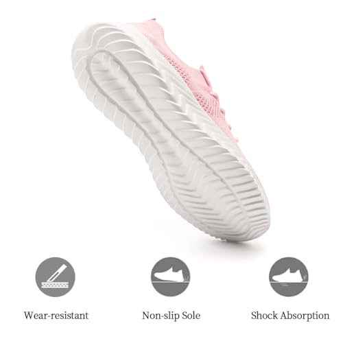 Image of Womens Shoes Running Walking Sneakers Slip On Sport Outdoor Casual Tennis Workout AthleticGym Shoes Lightweight Comfortable Fashion Fitness Shoes