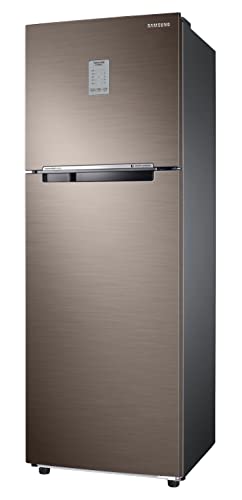 Image of Samsung 256L 2 Star Inverter Frost-Free Convertible 3 In 1 Double Door Refrigerator Appliance (RT30C3732DX /NL,Luxe Brown)