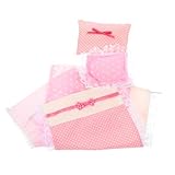 Mini literie pour poupée : ce kit de literie pour mini poupée est idéal pour les accessoires de mini maison et convient à de nombreux décors d'aménagement, petite maison de poupée