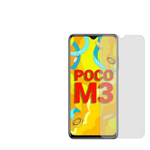 Image of EmBed Matte Fiber Display Guard for Xiaomi Poco M3 - Unbreakable, Ultra-Thin, Lightweight Matte Finish Screen Protector with Easy Installation Kit