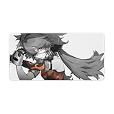 ゼンレスゾーンゼロ クレタ ゲーミングマウスパッド サイズ 非スリップ加工 キャラクターイラスト印刷 滑り止め 大型マウスパッド