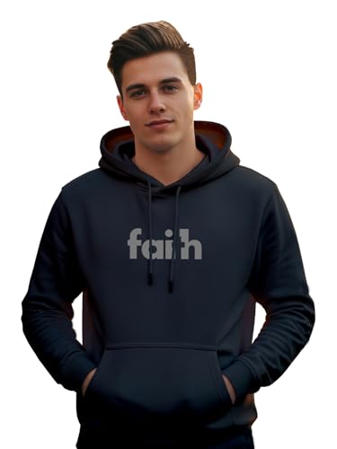 Image of XENOVAURBAN Hoodie for Men /Women | Unisex fit Cotton Fleece Hooded Sweatshirt - Faith