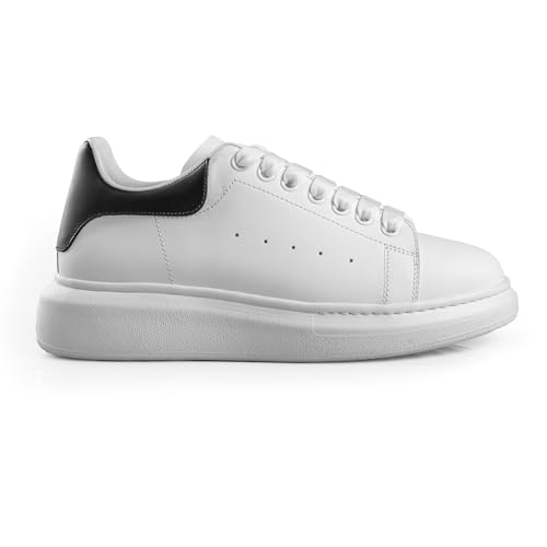 SOLL Queen Men's Sneakers | Leather Perforated Oversized Thick Sole