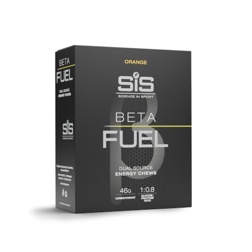 Image of SiS BETA Fuel Energy Chew - Dual-Source Energy Chews for High Carbohydrate Intake - 1:0.8 Maltodextrin to Fructose Ratio - Sports Nutrition Training Supplement - Orange Flavor - 6 Count