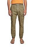 edc by esprit damen hose play-turn-up Elastischer Bund mit Kordelzug, Knopf und Reißverschluss