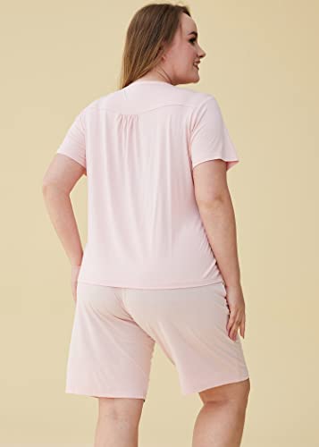 Image of Latuza Women's Viscose Bermuda Shorts Pajama Set
