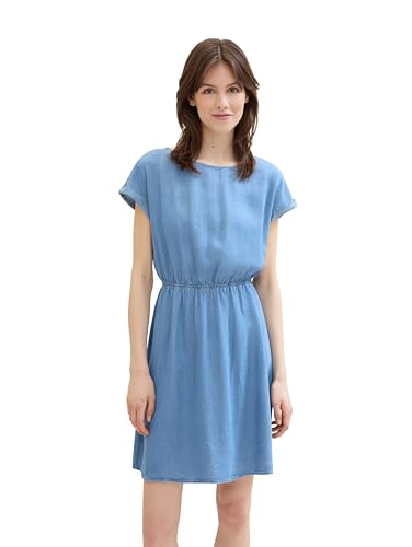 Mini robe basique Tom Tailor Denim : profitez d'une taille élastique ultra confortable