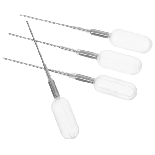 CHILDWEET Lab Grade Oil Dropper Pipettes 4pcs Disposable Perfume Dispenser for Scientific Experiments Liquid Transfer