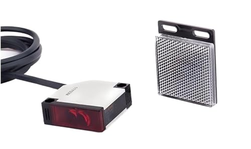 E3JK-R4M2 DC12-24V/ AC90-240V Retroreflective Sensor Switch Proximity Switch 1.5M Cable detect 10-400CM(24-240VAC 12-240VDC)