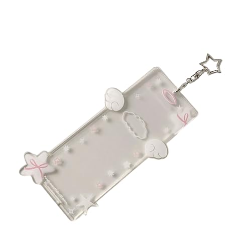 Fashionable Keychain Campus Card Small Photo Storage Pouches Cards Holder Compacts Card Protective Accessory for Cards Card Prot