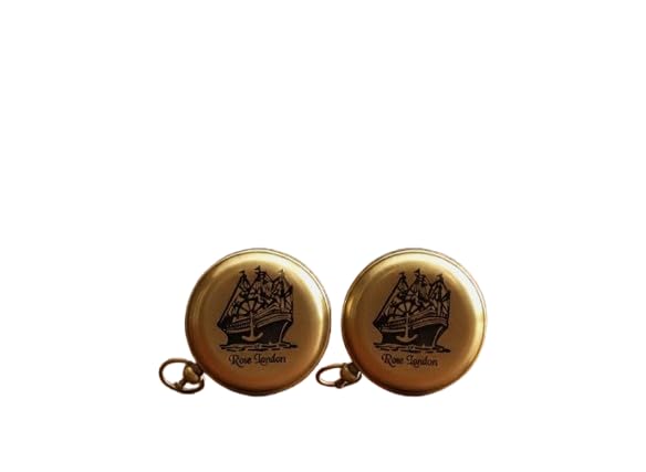 Brújula de Bolsillo Vintage de Latón para Camping, Supervivencia y Aventuras al Aire Libre, Regalo Retro para Hombres y Mujeres miniatura 1