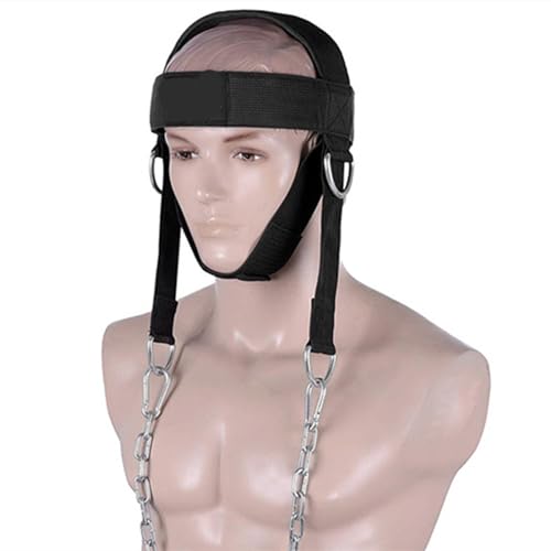 Neck Trainer Neck Training – Neck Harness Für Kraftsport Und Kampfsport, Dreifache Schultergurte Mit Gepolsterten Und Verstellbaren Trägern Für Boxen Und Fitnessstudio