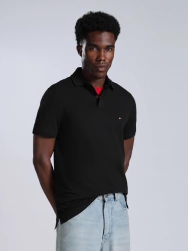 Image of Solid Regular fit Cotton Polo t-Shirt