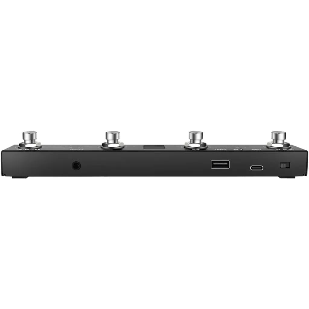 Controlador MIDI inalámbrico de pie M-Vave MCP Plus - Controlador MIDI Bluetooth con batería, 4 botones programables, USB-C, Windows, Mac, iOS y Android