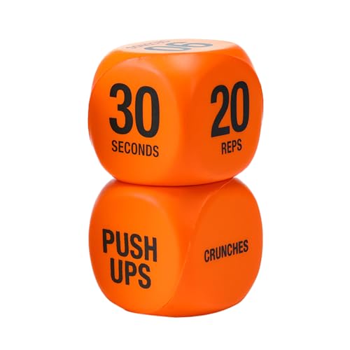 Cubi di fitness per allenamenti | Cubi di addestramento per casa | sportivi per uomini donne giovani | Coppia di Eva da 5x5cm con esercizi come i push-up degli squat