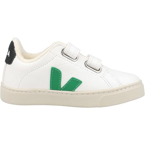 Veja Esplar Winter Extra White/Emeraude Chrome-Free Leather 9½ US Toddler3