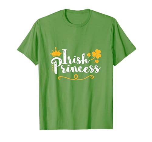 Irish Princess St. Patricks Day Girl Script T-Shirt