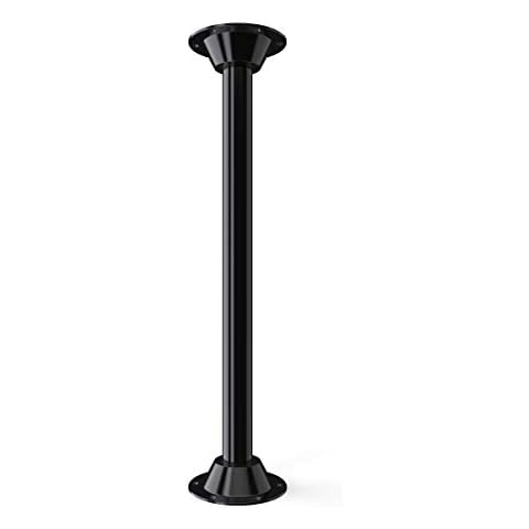 Manufacturers' Select ITC RV or Boat Table Leg System. SurFit 29" Leg, Black, Surface Mount with Aluminum Floor and Table Bases Cover