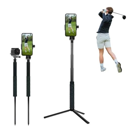 52" Adjustable Golf Selfie Stick Tripod