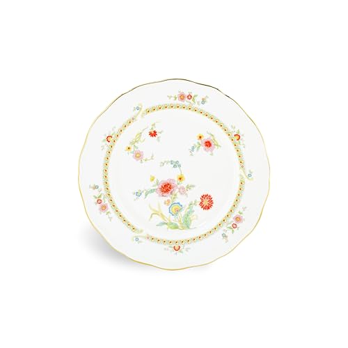 Aynsley Shangri-La 8-Inch Bone China Dinner Plate – Elegant Dessert & Salad Plate, Floral Vine Design, Fine China Tableware for Dining & Entertaining Aynsley Shangri-La 8-Inch Bone China Dinner Plate – Elegant Dessert & Salad Plate, Floral Vine Design, Fine China Tableware for Dining & Entertaining