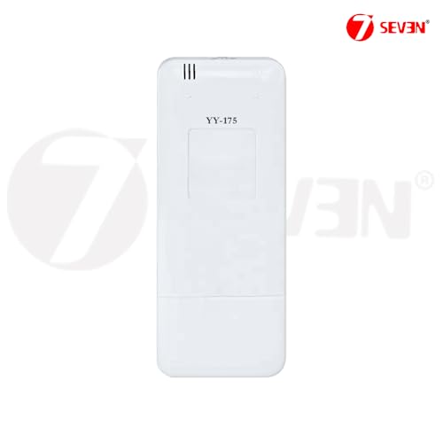 Image of 7SEVEN Compatible with Videocon AC Remote Control Model 175 Suitable for Split and Window 1 1.5 2 Ton Air Conditioner - Match Each Keys Exactly to Replicate Genuine Remote Function