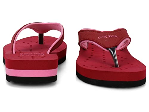 Image of DOCTOR EXTRA SOFT Chappal Care Orthopaedic and Diabetic Comfort Doctor Flip-Flop and House Slipper's for Women's D-18