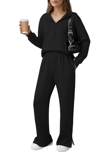 2 Piece Outfits Matching Set for Women Fall Fashion Tracksuit