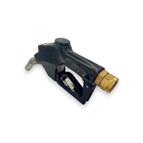 PIUSI Buse de carburant pour diesel, essence avec arrêt automatique pour débits jusqu’à 120 litres/minute, Convient aux becs d’entrée de machines de 29 mm, Raccord femelle 1 BSP | A120 F00610020