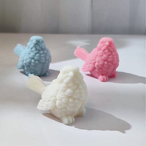 Molde de silicona para fondant con forma de pájaro miniatura 4