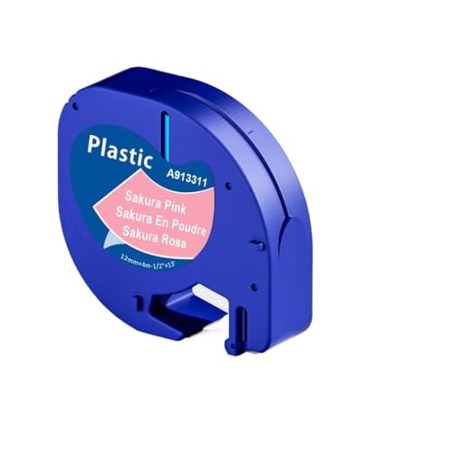 12mm���x���e�[�v�J�[�g���b�W�u���b�N�z���C�g91201�v���X�`�b�N�y�[�p�[�t�@�u���b�NLT-100H���x�����[�J�[200b QX50����ѓ��l�̃��x���v�����^�[�ƌ݊���(Black on Sakura Pink)