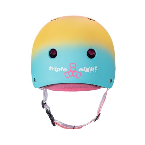 image for Triple Eight Certified Sweatsaver Helmet for Skateboarding, BMX, Rolle