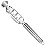 YUXMU Fischentschupper Edelstahl, 23×3.5cm Fischschuppen Entferner Fisch Scaler Scraper Fischschuppenschaber Fischmesser aus Edelstahl, Effizientes Werkzeug In der Küche