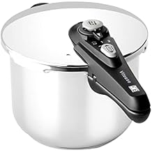 Braisogona A185101 Vitesse Fast Pressure Cooker, 4 Litre, Silver