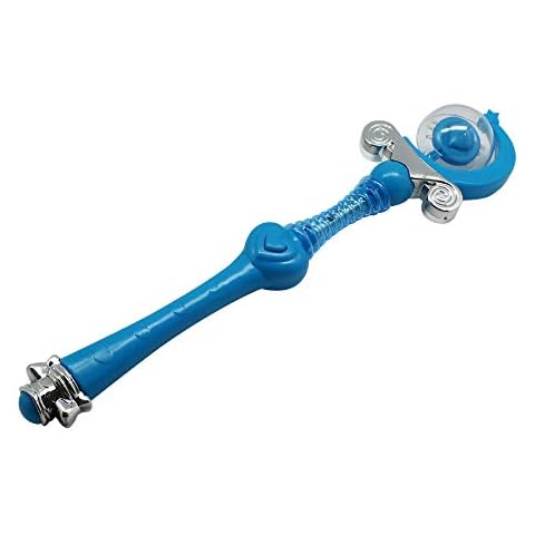 Prince & Princess Wands for Boys and Girls by Forest & Twelfth Kids, Fun Multi-Color Spinning Crystal Ball 18" Wand with Sounds and Lights, Ideal Gift for Birthday and Holidays (Light Blue) Cover