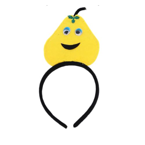 Cheerful Fruit and Veggie Themed Cloth Headband Fun Hair Accessory Party Costume Headwear for Most Ages Cosplay Hairband
