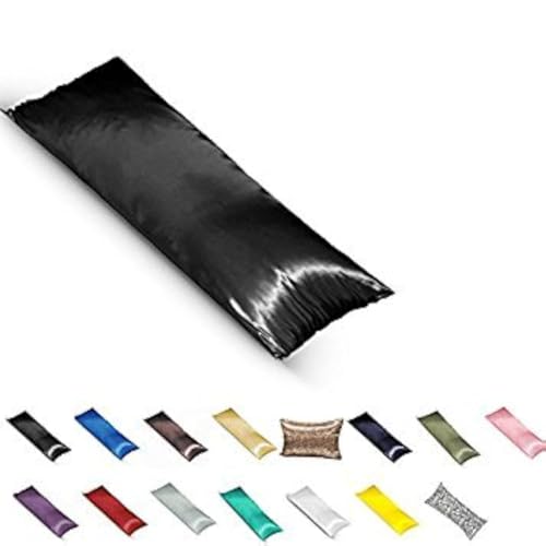 TAOSON Silky Soft Satin Body Pillow Cover Pillowcase Pillow Protector Cushion Cover with Zippers (21 TAOSON Silky Soft Satin Body Pillow Cover Pillowcase Pillow Protector Cushion Cover with Zippers (21