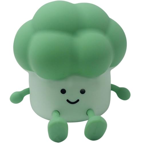 Lámpara de noche de brocoli de silicona recargable