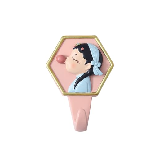 JITEM Perchero de ópera de Pekín, Perchero Decorativo montado en la Pared, Gancho de Pared, Llavero de Entrada Creativo para Colgar Sombreros y Bolsas