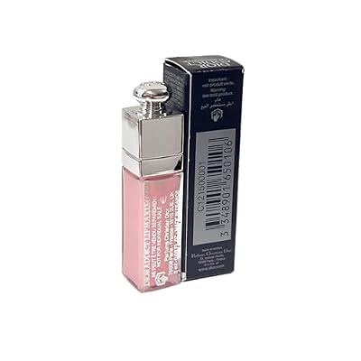 Dior Addict Lip Maximizer Lip Plumping Gloss # 001 PINK (MINI/SMALL/SAMPLE SIZE/TRAVEL SIZE) 2 ml / 0.06 fl oz- (NOTE THIS IS VERY SMALL) - 0106