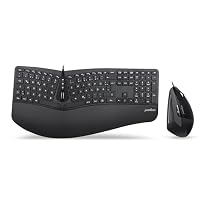 Perixx – Perixx Periduo-505, Ergonomische Tastatur und Vertikale Maus