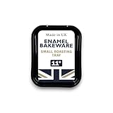 Samuel Groves Molde para asar esmaltado vítreo, bandeja pequeña de 28 cm, hecha en el Reino Unido, latas para asar, juego de bandejas para hornear, bandeja para asar, bandeja para asar pavos,