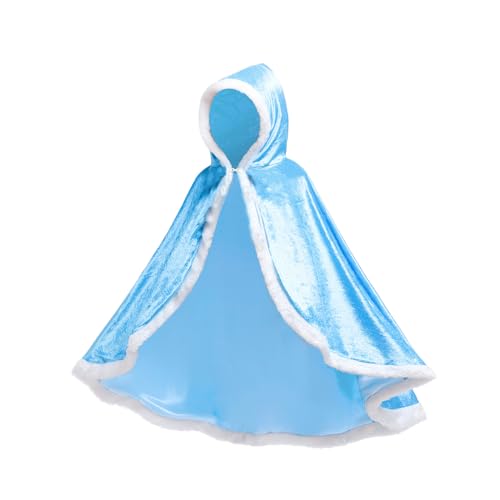 Capa con capucha de princesa para niñas disfraz miniatura 2