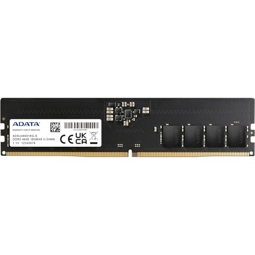 Image of ADATA Premier DDR5 4800MHz 32GB (2x16GB) UDIMM Memory RAM Module Kit (AD5U480016G-DT)