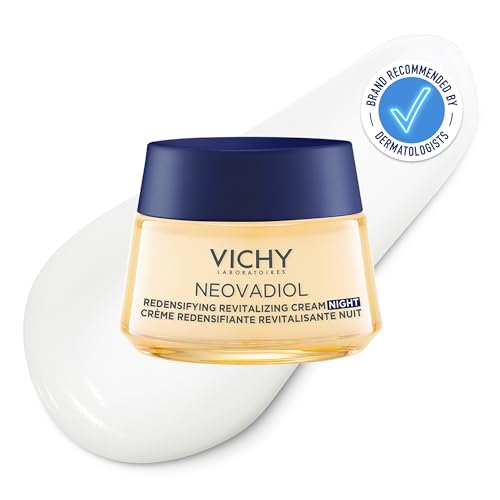 Vichy Neovadiol Redensifying Revitalizing Night Cream, For Dry Skin, Soothe Symptoms of Peri-Menopause, 50ml
