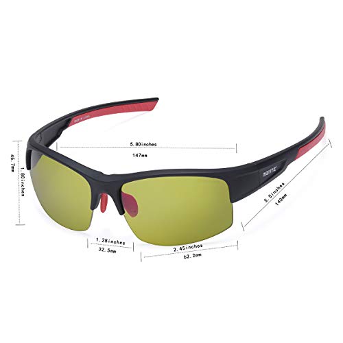 High Definition Golf Ball Finder Sport Glasses for Men Women Golf Sunglasses Golf Glasses Pickleball Eyewear MZ8614