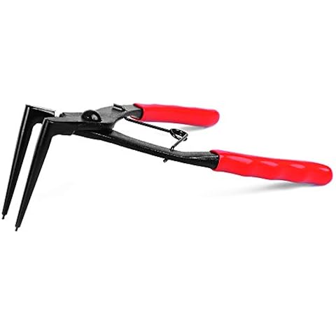 Internal Cylinder Snap Ring Plier - 90 Degree Bent Long Nose Pliers for Trucks Motorcycles Cars Cover