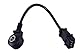 HELLA 6PG 013 114-481 Klopfsensor - 12V - 3-polig - Steckergehäuseform: rechteckig - mit Kabel